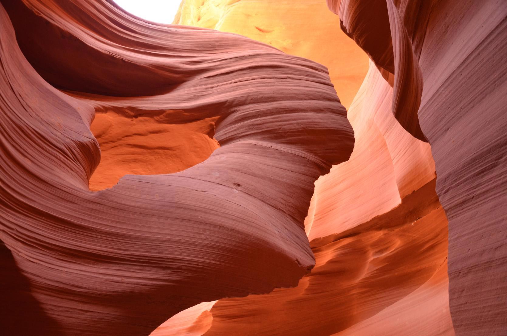 Lower Antelope Canyon Rocky Outcrop
