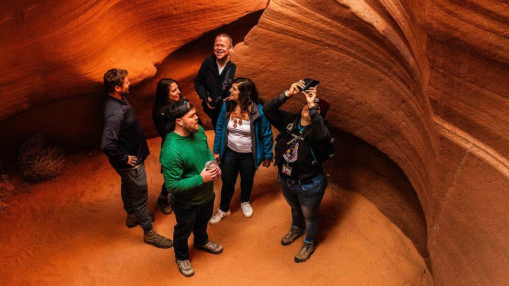 Photos in Lower Antelope Canyon